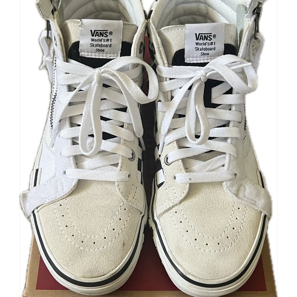 Size 8: VANS Sk8-Hi Reissue Checkerboard - Picture 6 of 8